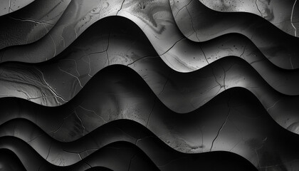 Wall Mural - Dark abstract 3D wallpaper