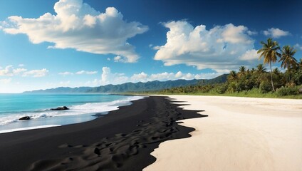 Canvas Print - beach in the morning