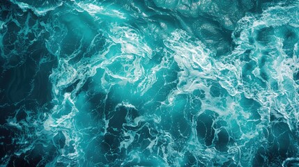 Wall Mural - Blue ocean water background, Top view of sea water surface texture,Blue ocean wave background, Top view,illustration,blue ocean sea background, clear nature water wave
