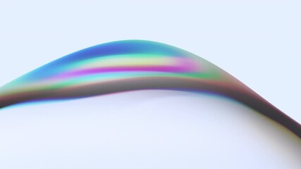 Poster - Abstract animation, soft colorful background, 4k seamless looped video, 3d render