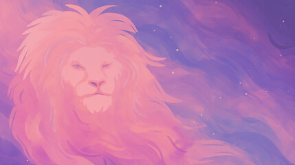 Leo astrological zodiac background wallpaper