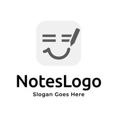 Poster - notepad vector, icon or logo sign symbol illustration