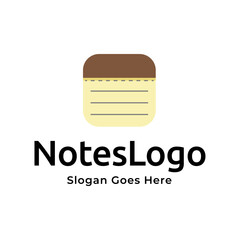 Poster - notepad vector, icon or logo sign symbol illustration
