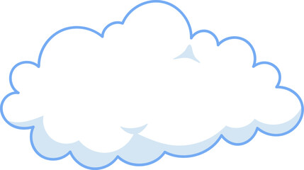 Wall Mural - cloud vector illustration