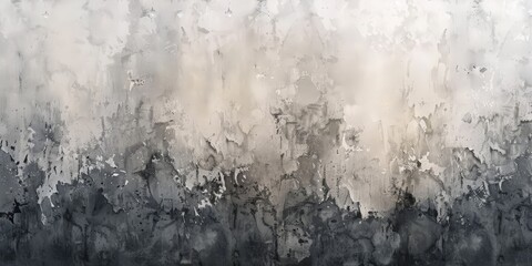 Wall Mural - Abstract Textured Wall in Grayscale Tones