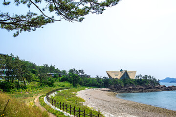 Wall Mural - The beautiful seashore landscape and sea