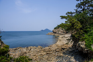 Wall Mural - The beautiful seashore landscape and sea