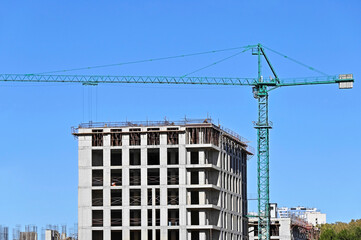 Wall Mural - Highrise construction site