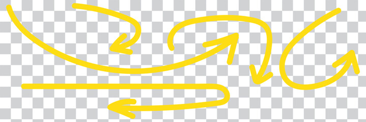 Wall Mural - Elegant arrows set for business plan, presentation and education. Sign, Symbol, Hand drawn arrow collection