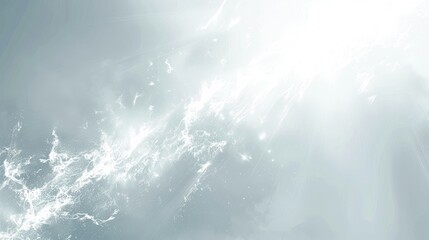 Poster - abstract white background with subtle white light effects, creating a minimalist and ethereal atmosp