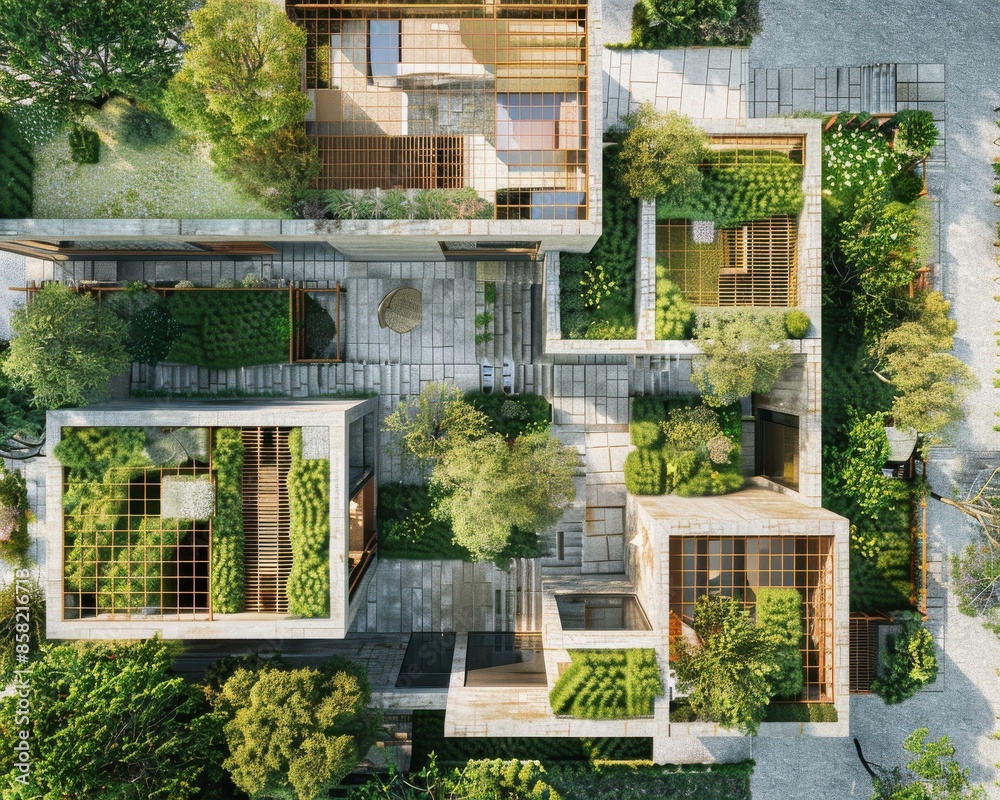 Sustainable building design with stone and timber construction ...