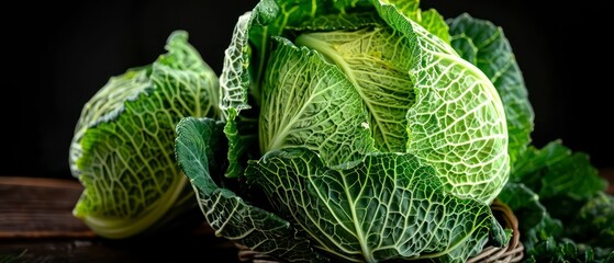 Organic cabbage plant in a garden setting, highlighting its role in agriculture and fresh food consumption