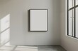 © JetHuynh - mockup, empty picture frame on white wall