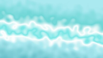 Aufkleber - Abstract water wave turquoise clear sea animation background