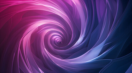Wall Mural - abstract purple neon light circle lines background