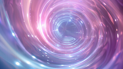 Wall Mural - abstract purple neon light circle lines background