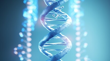 Poster - An interactive animation of a digital DNA molecule, allowing the viewer to explore its structure and manipulate its components.
