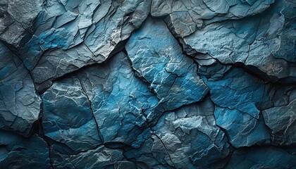 Wall Mural - texture of the bark stones blues