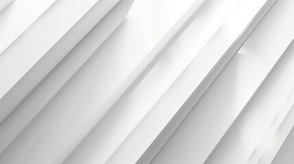 Poster - Modern abstract white background with minimalist diagonal lines, perfect for sleek and elegant designs.