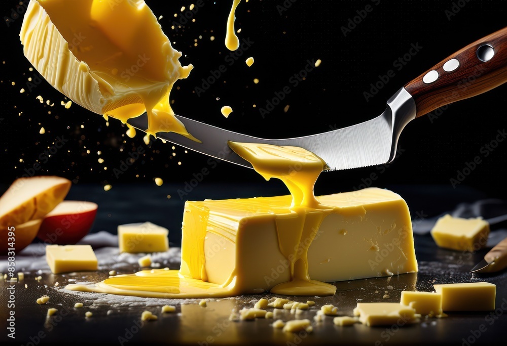 Buttering Tool detailed view knife spreading butter kitchen utensil cooking ...