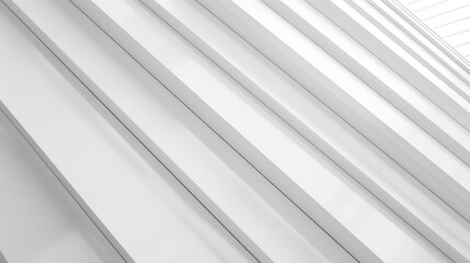 Poster - Modern abstract white background with minimalist diagonal lines, perfect for sleek and elegant designs.