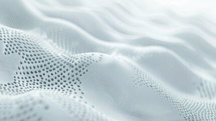 Poster - white background with blurred patterns, offering a subtle and sophisticated backdrop for various des