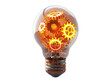 © KanitChurem - A light bulb filled with gears, symbolizing innovation, creativity, and problem solving.