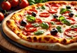 © Yaraslava - delicious pizza slice stretching cheese pull, gooey, melted, savory, appetizing, mouthwatering, stringy, fresh, stretchy, cheesy, flavorful, scrumptious,