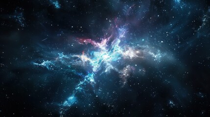 Wall Mural - a stellar nebula in the vastness of space