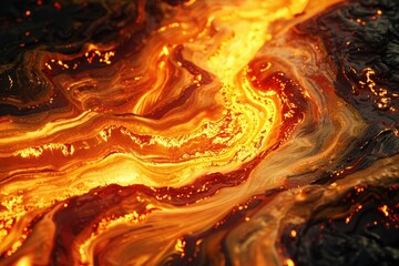 Aufkleber - A close-up shot of flames burning bright against a black backdrop, ideal for use in presentations or as a bold design element