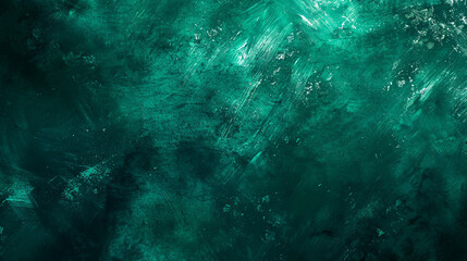 Wall Mural - Dark green mint sea teal jade emerald turquoise light blue abstract background. Color gradient blur. Rough grunge grain noise. Brushed matte shimmer. Metallic foil effect. Design. Template. Empty.