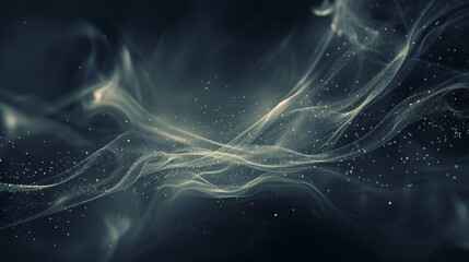 Monochromatic tones and particle effects with smooth gradients in abstract background. Amazing wallpaper
