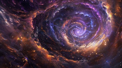 swirling cosmic patterns and rich colors in galaxy abstract wallpaper. amazing wallpaper