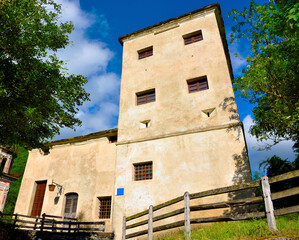 Wall Mural - the castle of Senarega XIII XV century Valbrevenna Genoa Italy