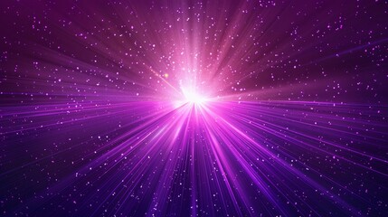 Poster - Purple starburst background