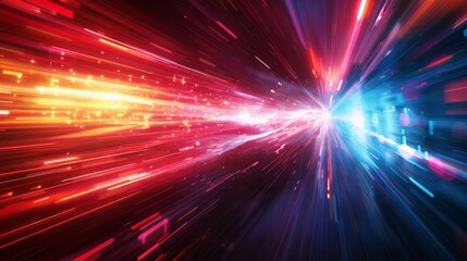 Poster - Abstract light glare effect