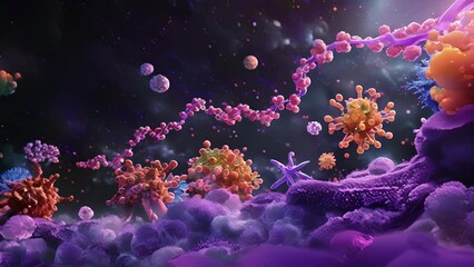 Wall Mural - A diagram showing the different types of glycosylation and their locations within a cell emphasizing the widespread and diverse nature of this protein modification process.