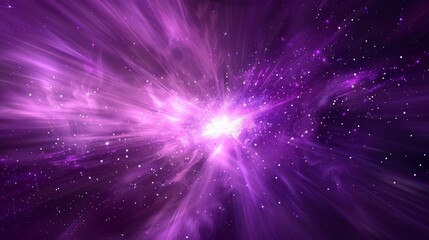 Poster - Purple starburst abstract background