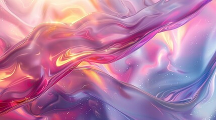 Poster - Abstract colorful glassy gradient background