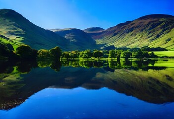 Canvas Print - A view of the Lake District