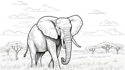 Wall Mural - elephant