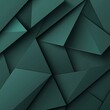 © panumas - A dark teal geometric background featuring sharp angles and overlapping polygons, creating a dynamic and abstract design with varying shades and shadows.