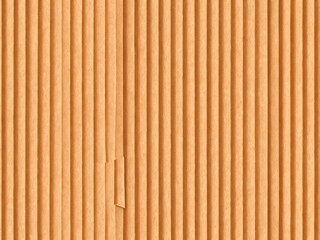 Wall Mural - brown corrugated cardboard sheet background. texture