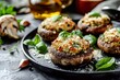 © Wan - Delicious Stuffed Mushrooms with Cheese and Herbs