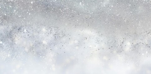 Wall Mural - white glitter background with a lot of snow