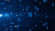 © xleviathanx - Technology digital business corporate abstract particles hex presentation broadcast background