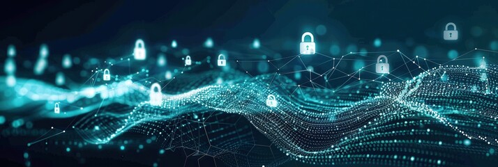 Poster - abstract network security concept