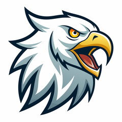 Wall Mural - Eagle Head Sport Gaming Logo Vector Badges Emblem