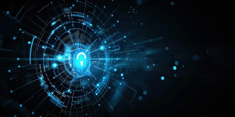 Poster - cyber security network protection concept