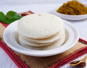 Canvas Print - idli south indian food